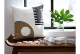 Longsum Black/White/Honey Pillow -  Ashley - Luna Furniture