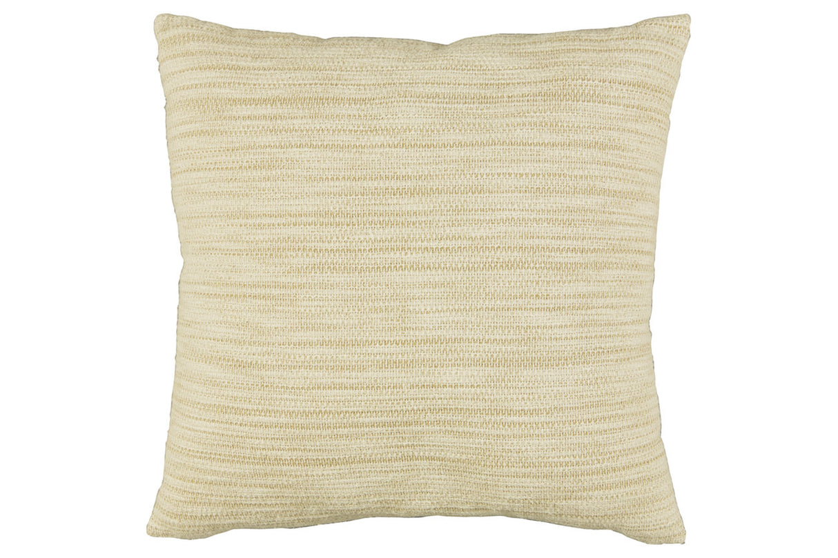 Budrey Tan/White Pillow -  Ashley - Luna Furniture