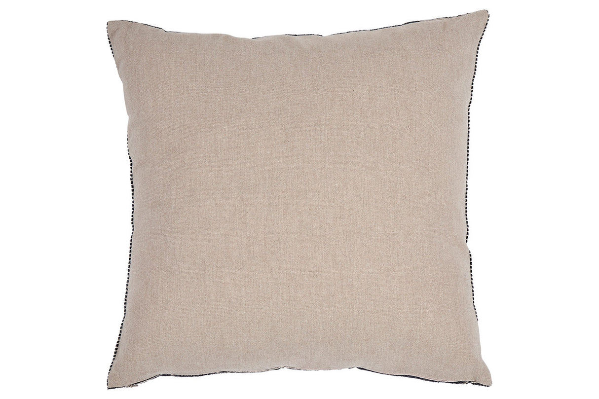 Edelmont Black/Linen Pillow from Ashley - Luna Furniture