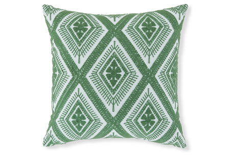Bellvale Green/White Pillow -  Ashley - Luna Furniture