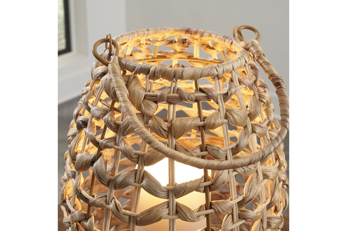 Etta Brown Lantern from Ashley - Luna Furniture