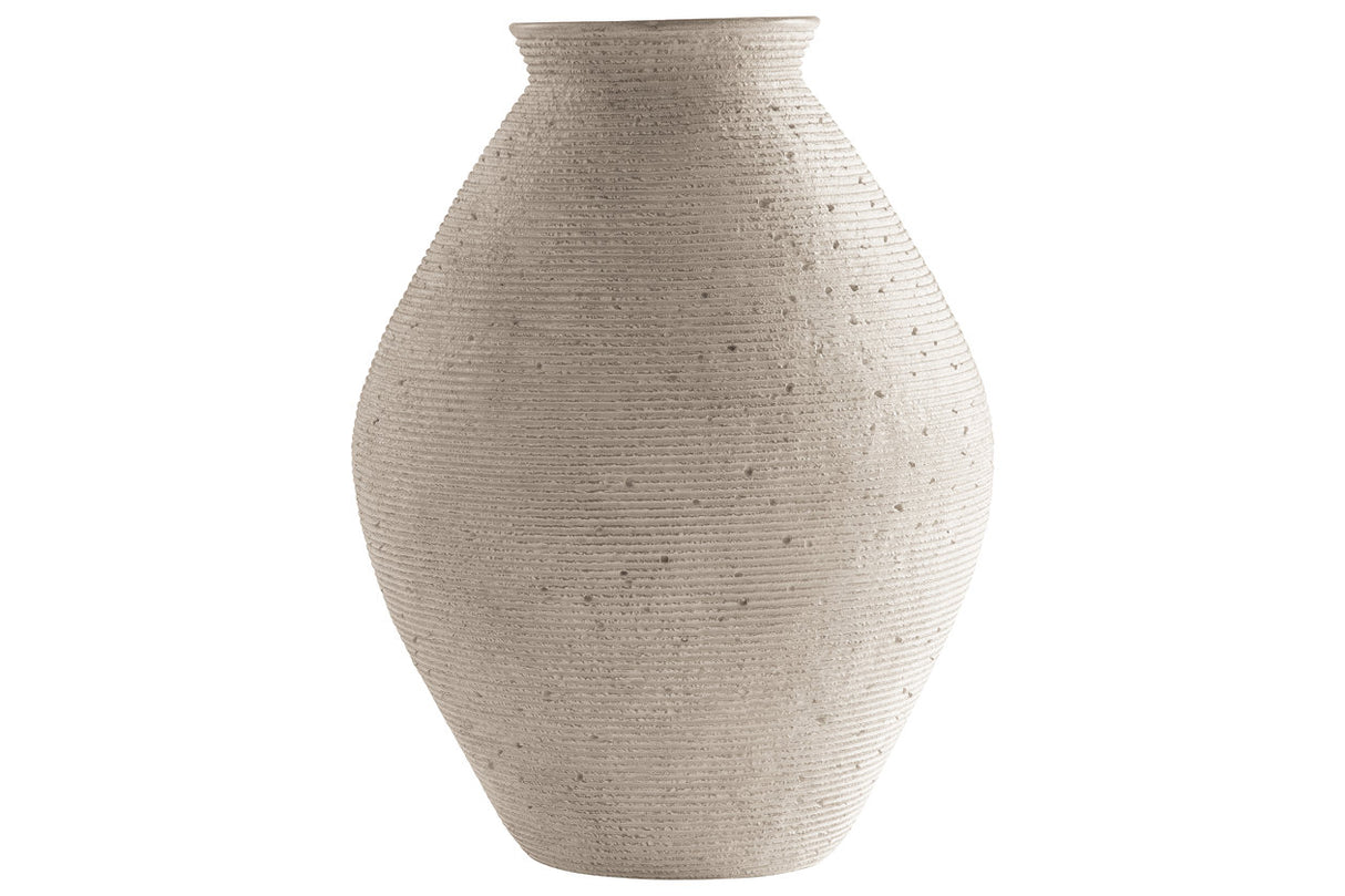 Hannela Antique Tan Vase -  Ashley - Luna Furniture