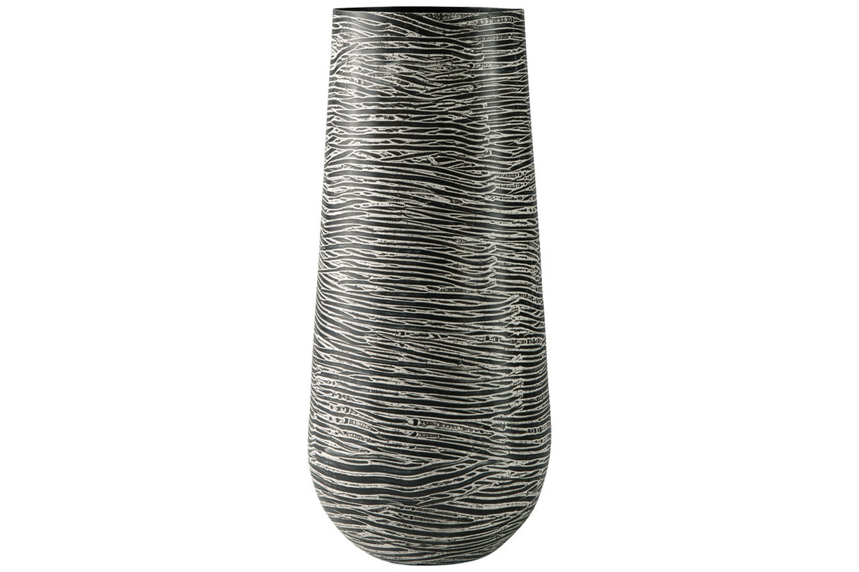 Fynn Antique Gray Vase from Ashley - Luna Furniture