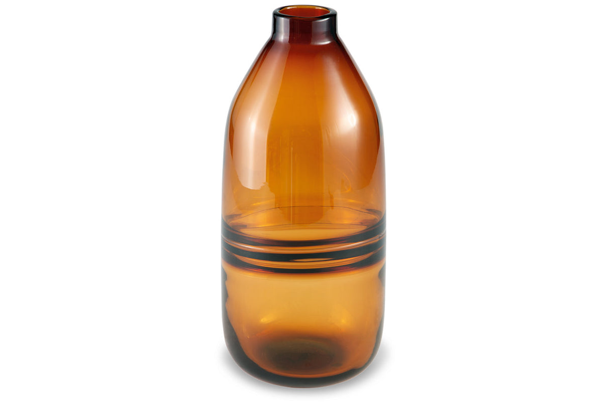 Lemmitt Amber Vase -  Ashley - Luna Furniture