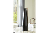 Pouderbell Black/Gold Finish Vase from Ashley - Luna Furniture