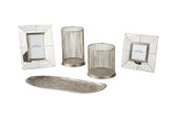 Dympna Silver Finish Accessory Set from Ashley - Luna Furniture