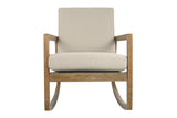 Novelda Neutral Rocker Accent Chair - Ashley - Luna Furniture