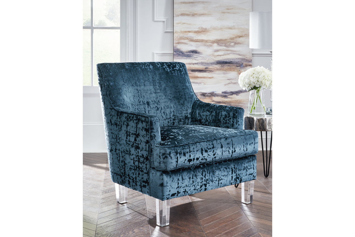 Gloriann Lagoon Accent Chair from Ashley - Luna Furniture