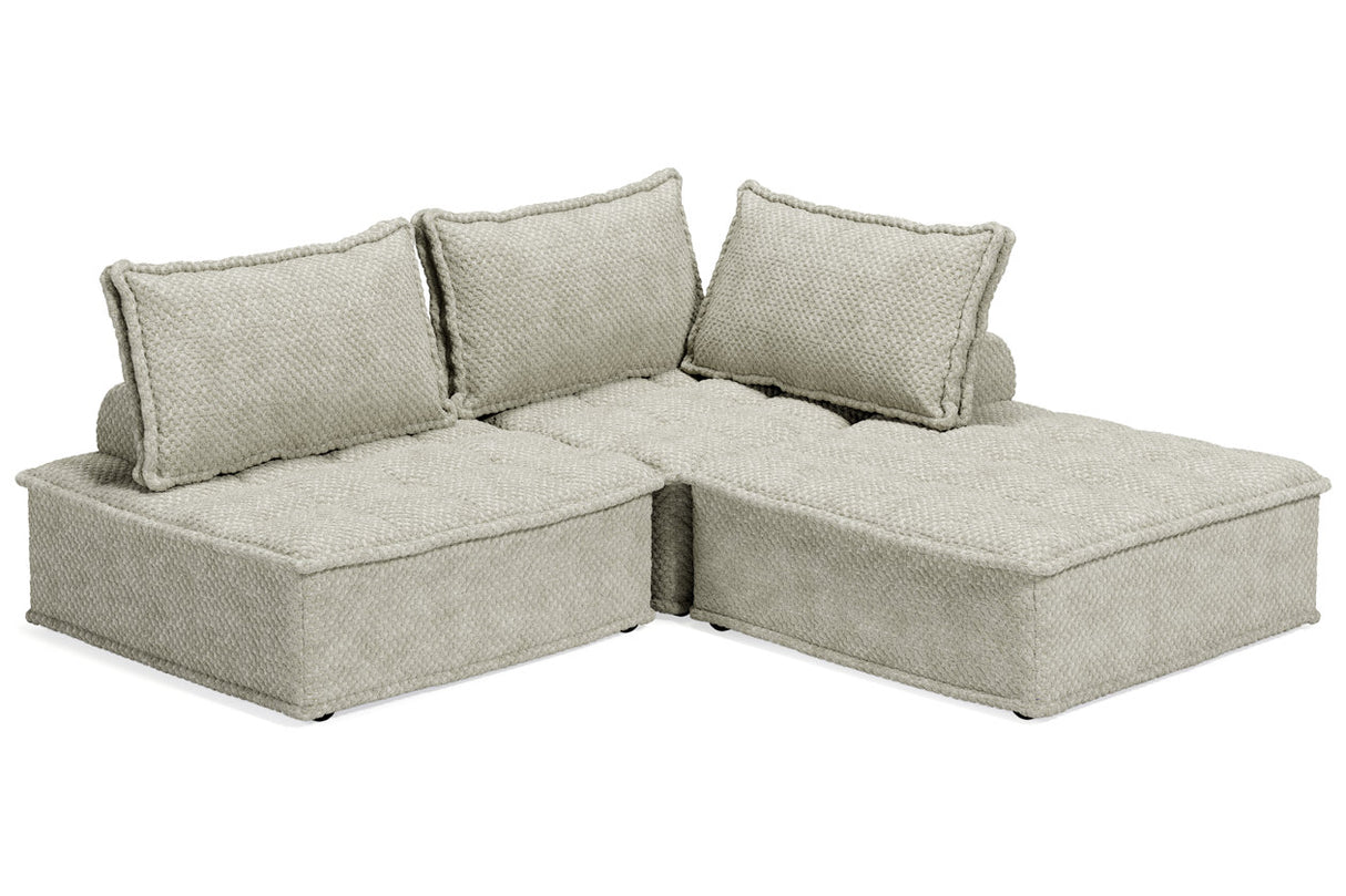 Bales Taupe 3-Piece Modular Seating from Ashley - Luna Furniture