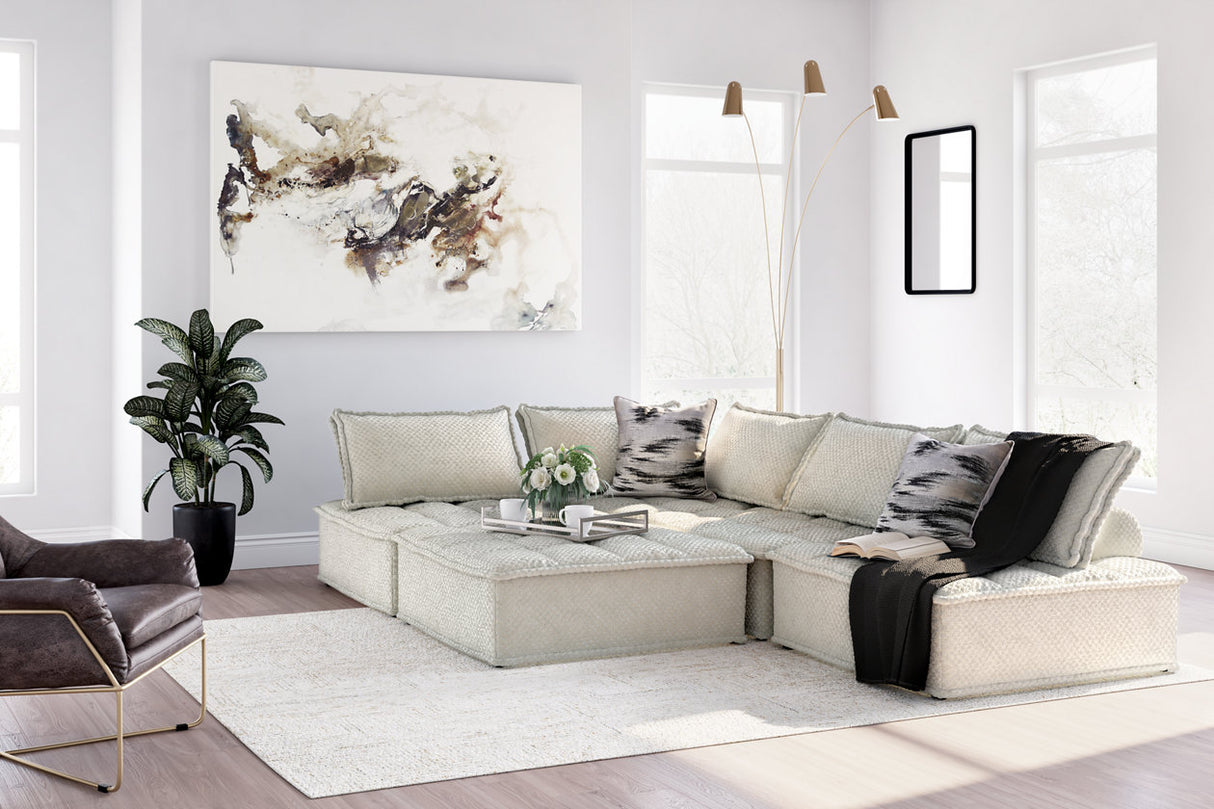 Bales Taupe 5-Piece Modular Sectional from Ashley - Luna Furniture