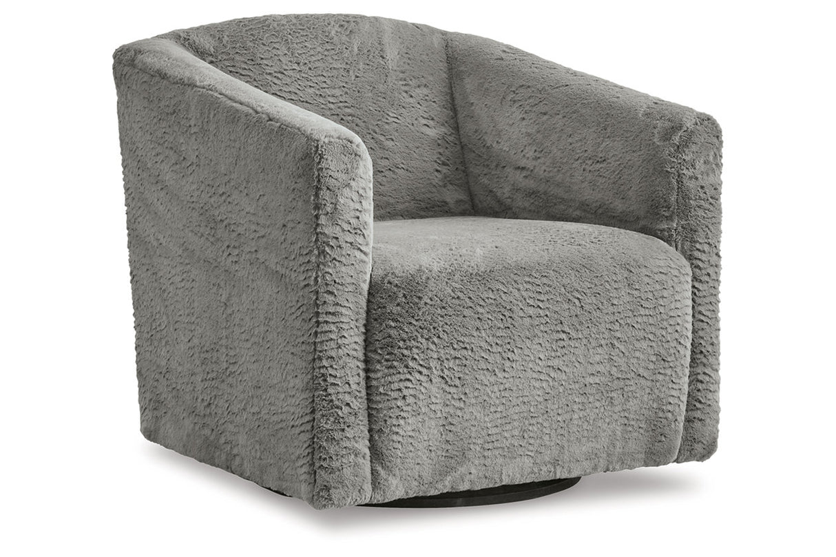 Bramner Charcoal Accent Chair from Ashley - Luna Furniture