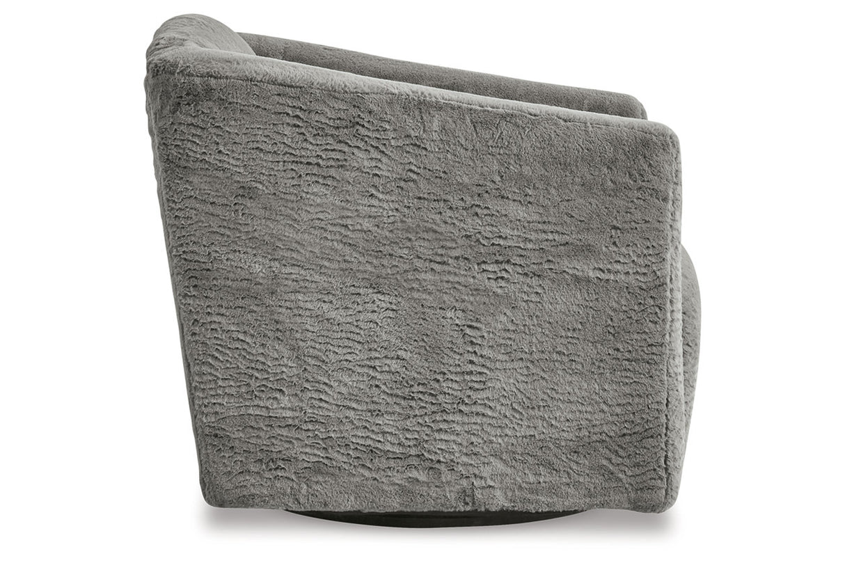 Bramner Charcoal Accent Chair from Ashley - Luna Furniture