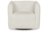 Lonoke Gray Swivel Accent Chair -  Ashley - Luna Furniture