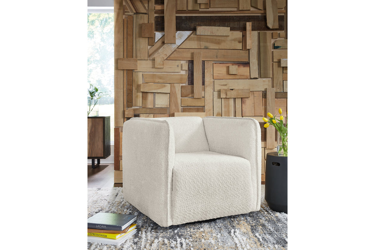 Lonoke Gray Swivel Accent Chair -  Ashley - Luna Furniture