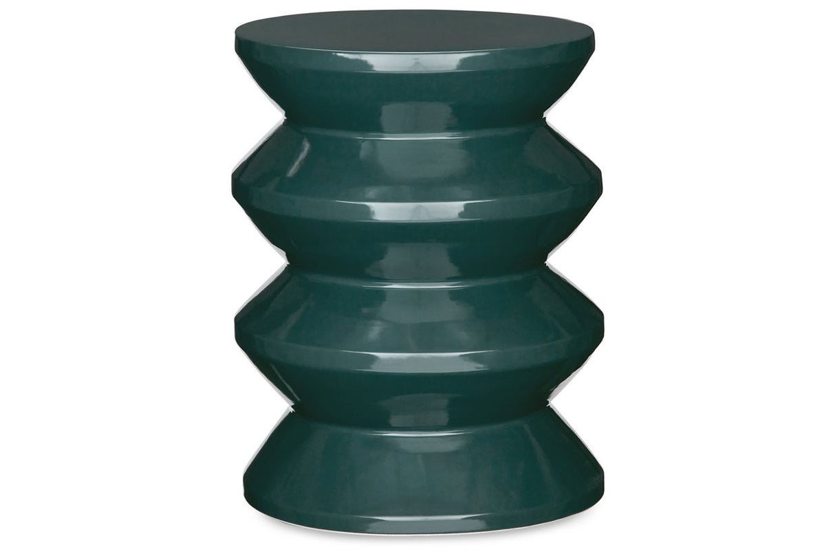 Lakiness Teal Stool -  Ashley - Luna Furniture