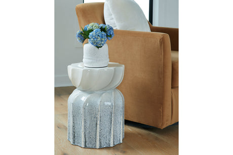 Michamere Gray/Taupe Stool -  Ashley - Luna Furniture