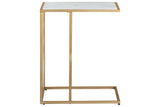 Lanport Champagne/White Accent Table -  - Luna Furniture