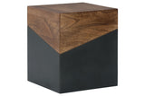 Trailbend Brown/Gunmetal Accent Table from Ashley - Luna Furniture