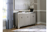 Chaseton Champagne Accent Cabinet from Ashley - Luna Furniture