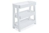 Blariden White Shelf Accent Table from Ashley - Luna Furniture