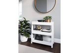 Blariden White Shelf Accent Table from Ashley - Luna Furniture