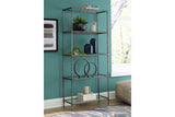 Ryandale Antique Pewter Finish Bookcase -  Ashley - Luna Furniture