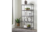 Ryandale Antique Black Bookcase -  Ashley - Luna Furniture