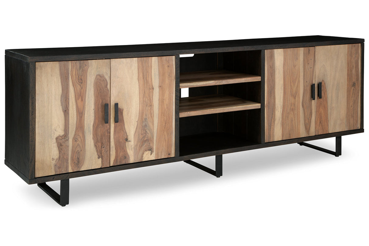 Bellwick Natural/Brown Accent Cabinet from Ashley - Luna Furniture