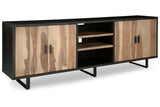 Bellwick Natural/Brown Accent Cabinet from Ashley - Luna Furniture