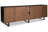 Bellwick Natural/Brown Accent Cabinet from Ashley - Luna Furniture