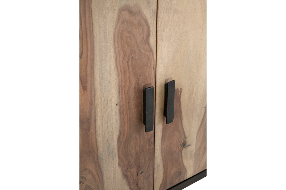 Bellwick Natural/Brown Accent Cabinet from Ashley - Luna Furniture