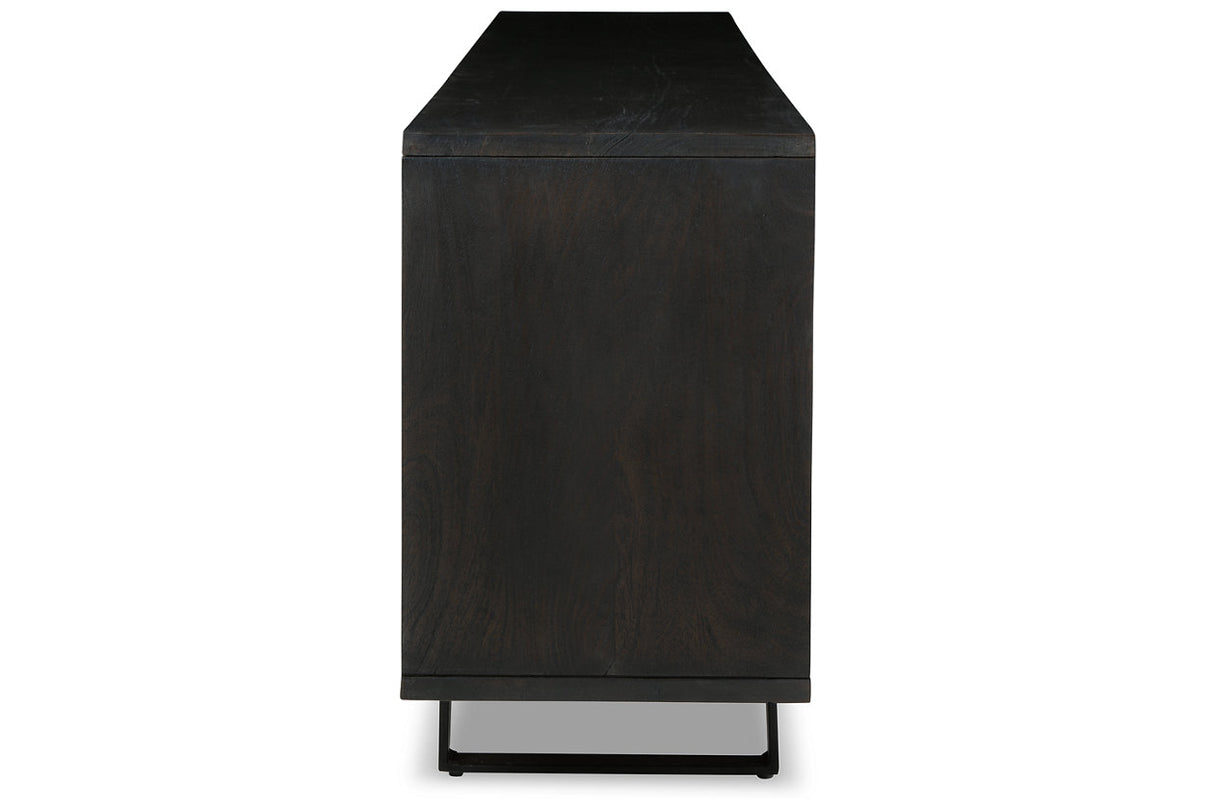 Bellwick Natural/Brown Accent Cabinet from Ashley - Luna Furniture