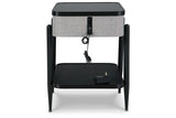 Jorvalee Gray/Black Accent Table from Ashley - Luna Furniture