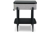 Jorvalee Gray/Black Accent Table from Ashley - Luna Furniture