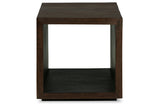 Hensington Brown/Black End Table from Ashley - Luna Furniture