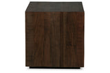 Hensington Brown/Black End Table from Ashley - Luna Furniture