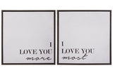 Adline Black/White Wall Art, Set of 2 -  - Luna Furniture