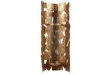 Jailene Antique Gold Wall Sconce from Ashley - Luna Furniture