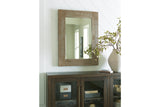 Waltleigh Distressed Brown Accent Mirror from Ashley - Luna Furniture