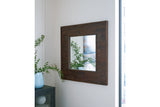 Hensington Brown Accent Mirror -  Ashley - Luna Furniture