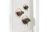 Tobins Black/Gold Finish Wall Planter from Ashley - Luna Furniture