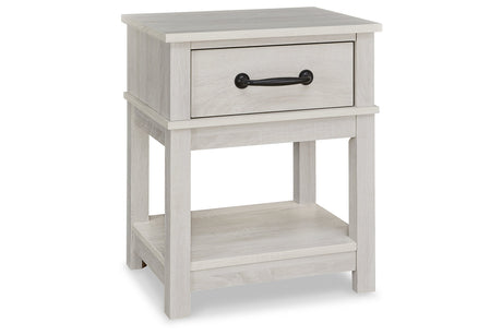 Dorrinson White Nightstand from Ashley - Luna Furniture