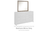 Culverbach Gray Bedroom Mirror (Mirror Only) -  - Luna Furniture