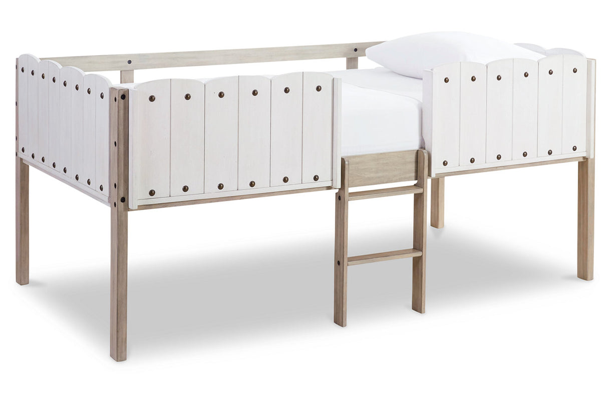 Wrenalyn Two-tone Twin Loft Bed Frame from Ashley - Luna Furniture