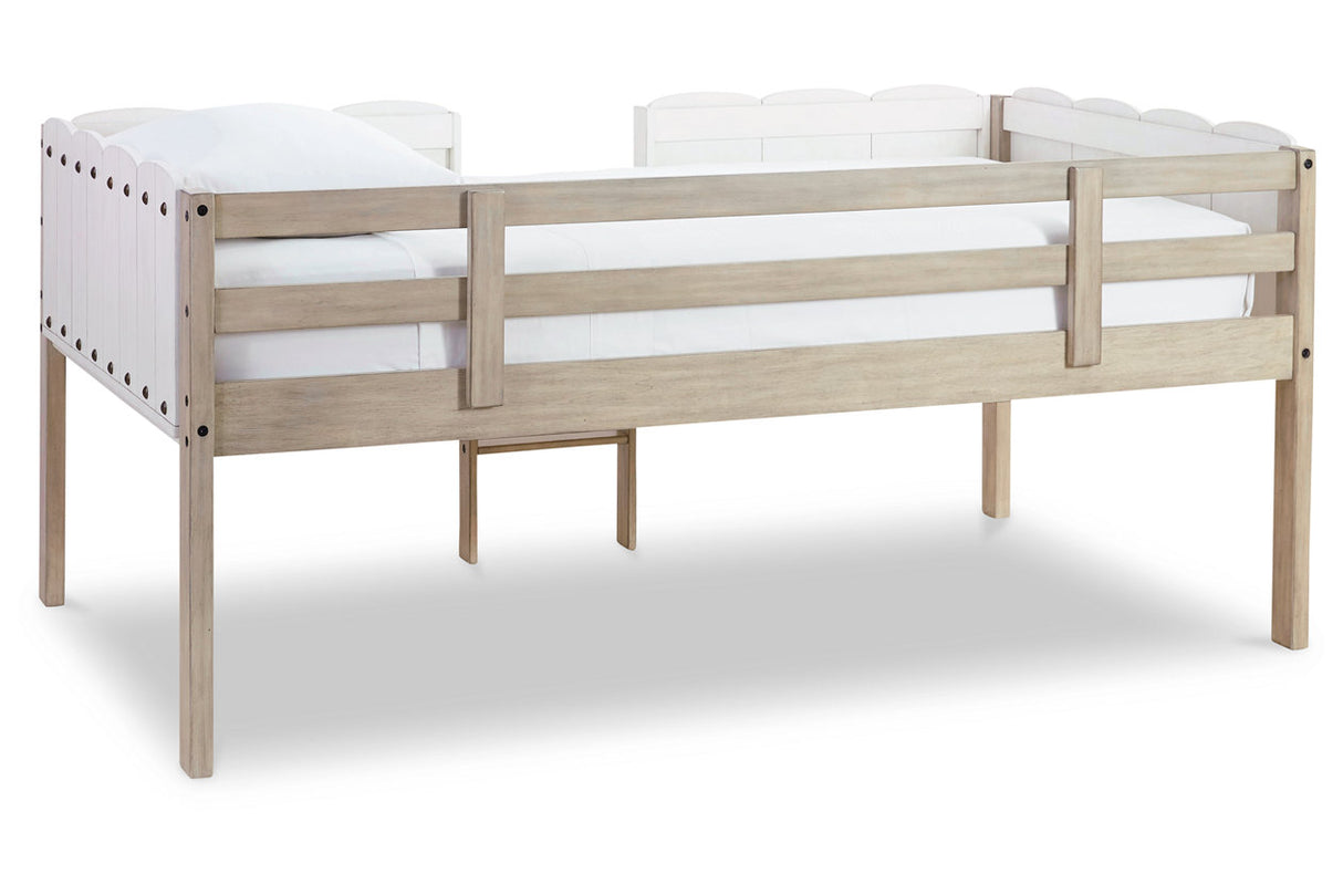 Wrenalyn Two-tone Twin Loft Bed Frame from Ashley - Luna Furniture