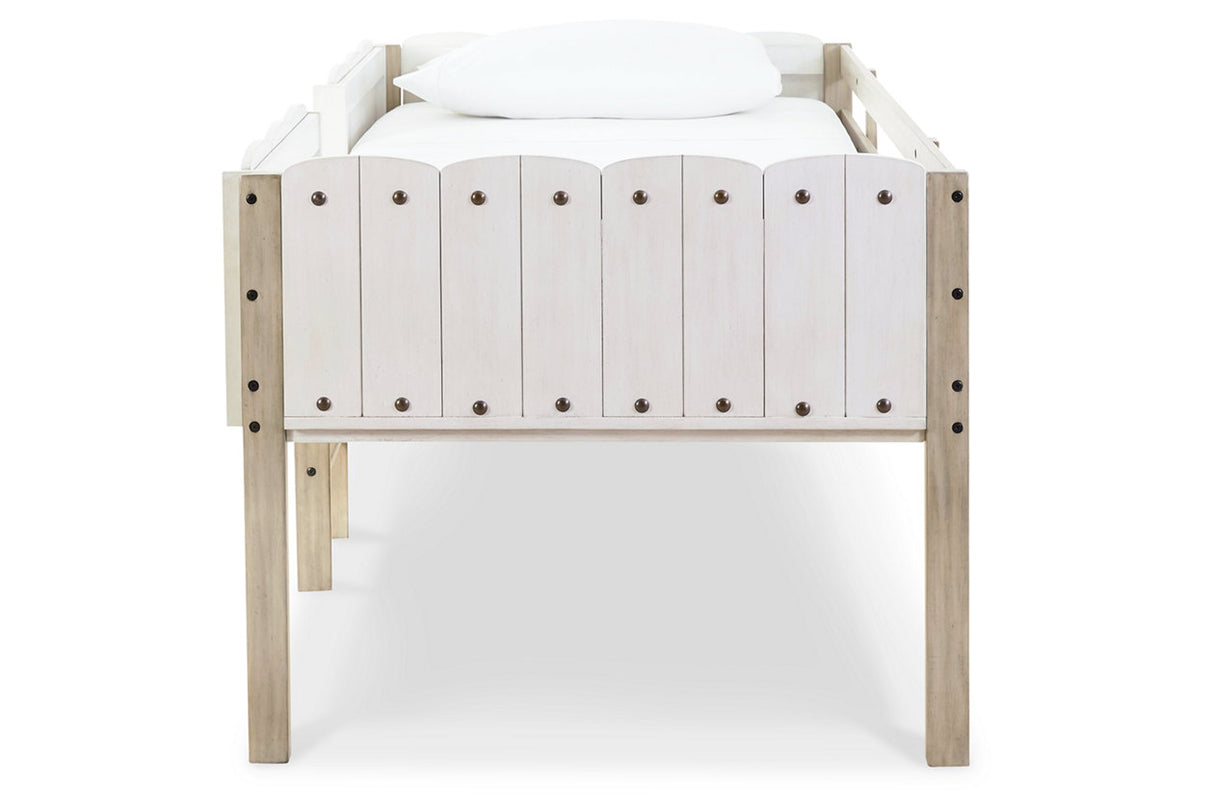 Wrenalyn Two-tone Twin Loft Bed Frame from Ashley - Luna Furniture