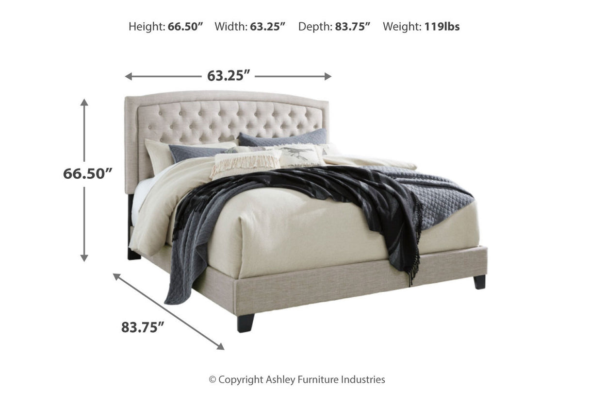 Jerary Gray Queen Upholstered Bed from Ashley - Luna Furniture