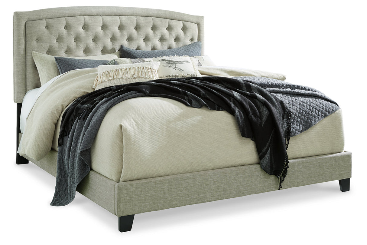 Jerary Gray Queen Upholstered Bed from Ashley - Luna Furniture