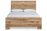 Hyanna Tan Brown Queen Panel Bed -  Ashley - Luna Furniture