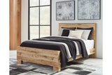 Hyanna Tan Brown Queen Panel Bed -  Ashley - Luna Furniture